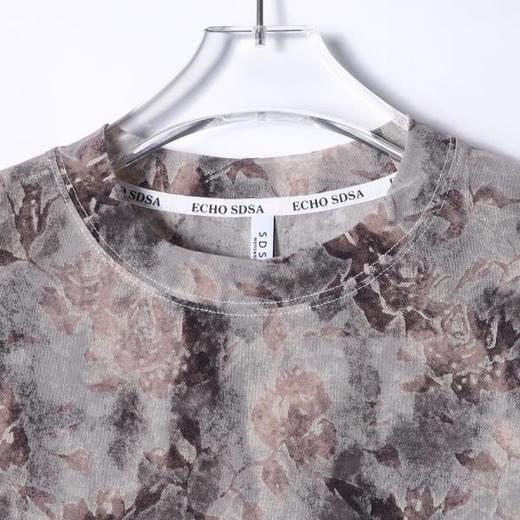 T4359SDSA秋季新款男士痞帅潮牌扎染圆领长袖T恤百搭宽松设计师上衣 商品图2