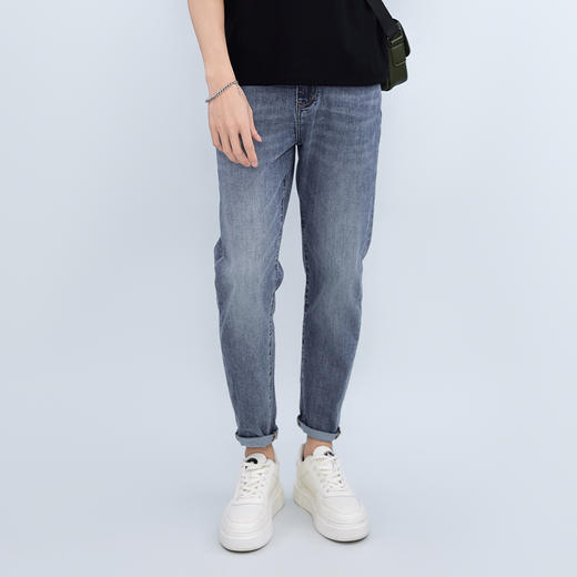 【新品上新】HX 夏季水洗牛仔九分裤合体S210520053101 商品图3