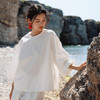绽放392朵/【黑白灰系列·像花一样】汉麻棉宽松设计感中袖衬衫女 商品缩略图0