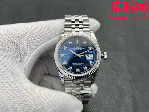 劳力士 VS日志36系列 蓝盘钻面 男士腕表 3235机 五珠带 表径36mm 小手腕福音 商品图1