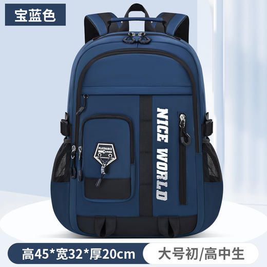 【芝麻宝贝新款中小学生书包】轻便型休闲双肩包 大容量多隔层学生背包 商品图7