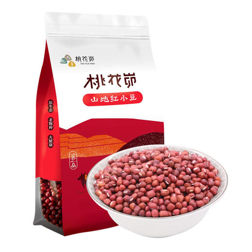 【五谷杂粮】桃花峁陕西米脂红小豆 500g×4袋 农家五谷杂粮 粗粮塑料袋装 商品图0