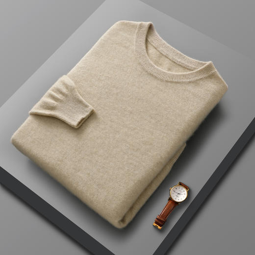 Avann阿曼衣圆领无缝男款羊毛衫ZM069 商品图4