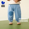 【仿牛仔】迷你巴拉男童女童裤子宝宝柔软透气宽松直筒裤长裤 商品缩略图1