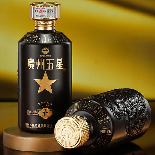 【酒厂直营】五星龙30礼盒装 500ml 6瓶整箱 53度酱香型白酒 商品图4