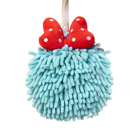 【15元会员福利】尚多兰雪尼尔蝴蝶结擦手巾 （颜色随机） 商品图5