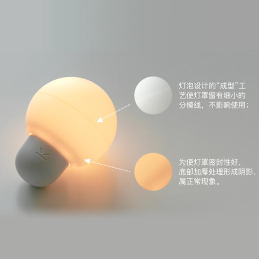 【护眼儿童婴儿专用】PUPUPULA 充电智能小夜灯 商品图4