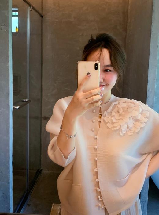 设计师新款花朵春夏秋三季气质优雅遮肉开衫防晒上衣 商品图4