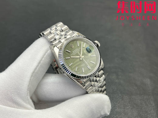 劳力士 VS日志36系列 棕榈叶薄荷绿 男士腕表 3235机 五珠带 表径36mm 小手腕福音 商品图3