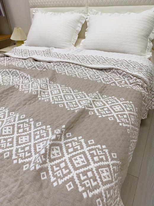 松植屋栖棉双人毯100%全棉纱布空调毯 吸湿透气不闷汗，水洗蓬松色织工艺，久洗依旧柔软，越用越亲肤 商品图7