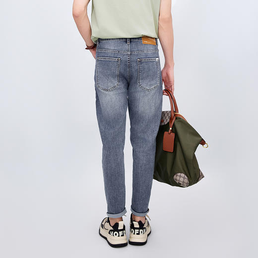 【新品上新】HX 夏季水洗牛仔九分裤合体S210520053101 商品图2