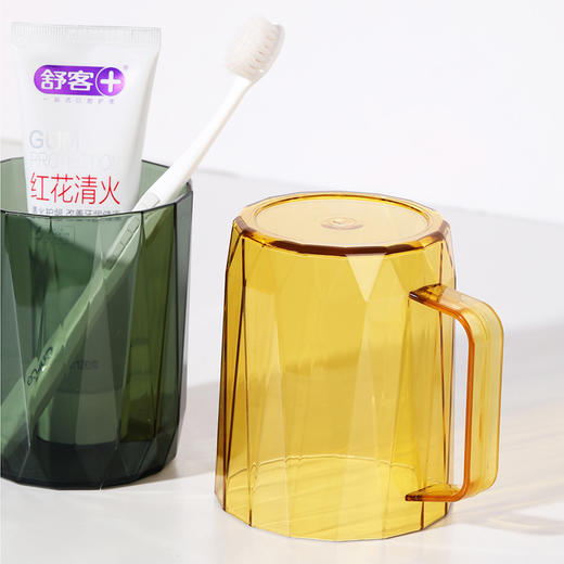 【批发】美丽雅晶透口杯颜色随机 1个 商品图1