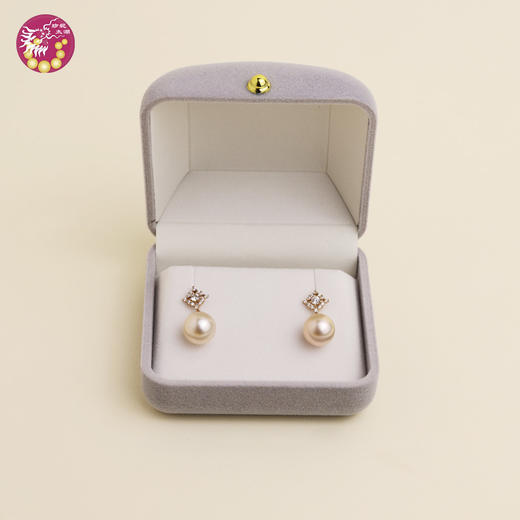一口价珍珠耳坠【9.1-9.4mm】 T3980J980 商品图0