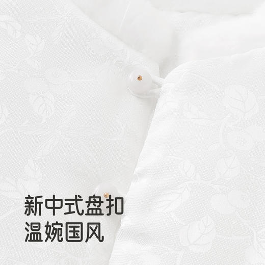 【高定系列】英氏儿童马甲秋冬夹棉桑蚕丝马夹保暖新国风宝宝衣服 商品图3