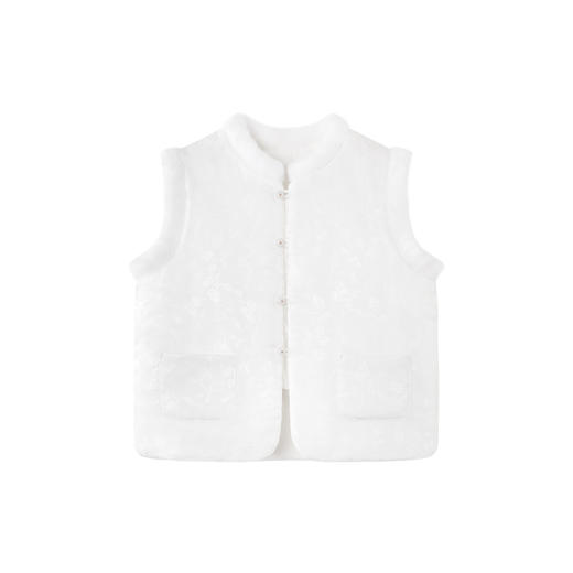 【高定系列】英氏儿童马甲秋冬夹棉桑蚕丝马夹保暖新国风宝宝衣服 商品图4