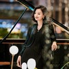 西子/【黑缎玫瑰】重磅醋酸简约设计感V领长袖黑色外套/WTHJ080 商品缩略图2