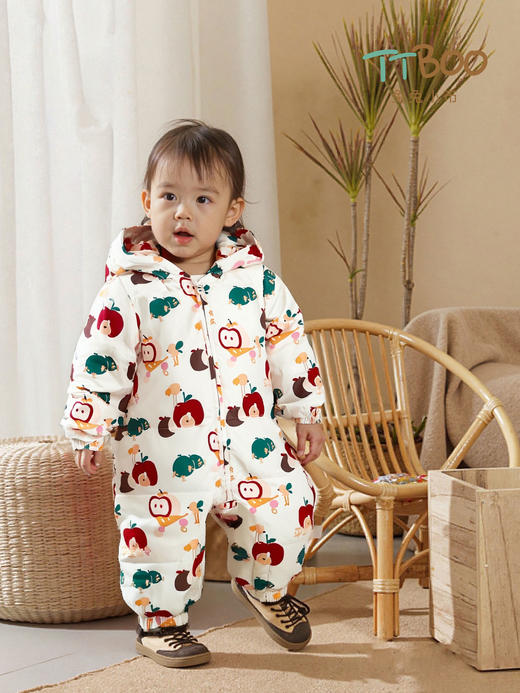 兔兔小布数码印花花版爬服（无耳朵） 商品图6