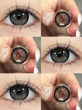 jelly doll半年抛美瞳 黑化乌梅 14.5mm