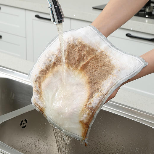 【批发】美丽雅10片装清洁抹布(条纹款) 商品图9