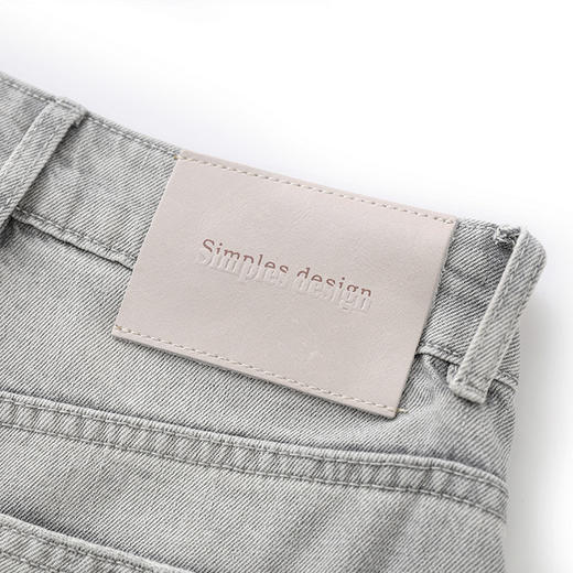 「高货wl」全新升级【铂金会员257/天猫339/差价82】(01518)洛诗琳时尚慵懒天丝牛仔裤2025夏季新款小弯刀窄版阔腿裤 商品图3