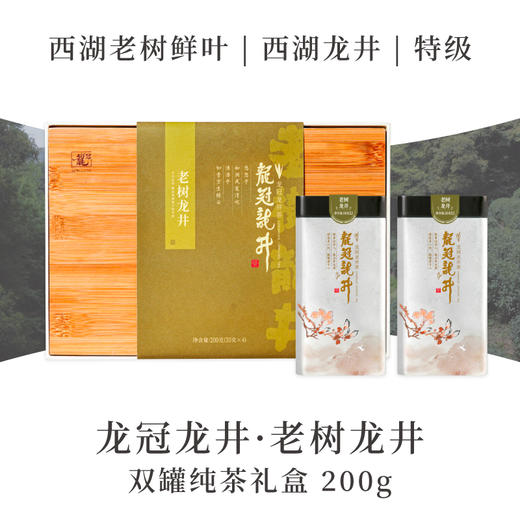 2025新茶·龙冠龙井【老树龙井】纯茶礼盒 200g 商品图0