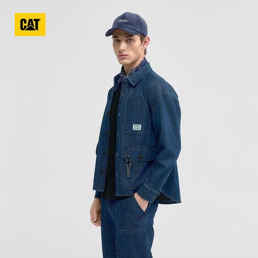 【云粉节】【95折】6楼卡特CAT秋款牛仔衬衣深蓝色CO3SHW33011C78，吊牌价798 现价758 商品图1
