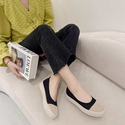 卷卷紫小香风飞织渔夫鞋 飞织鞋面柔软透气不闷热 橡胶软底舒适不磨脚 一脚蹬穿脱懒人福音 商品图1