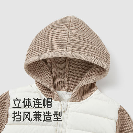 【高定系列】英氏儿童羽绒服秋冬季保暖男童女童羽绒外套羊绒防寒超韧绒 商品图2