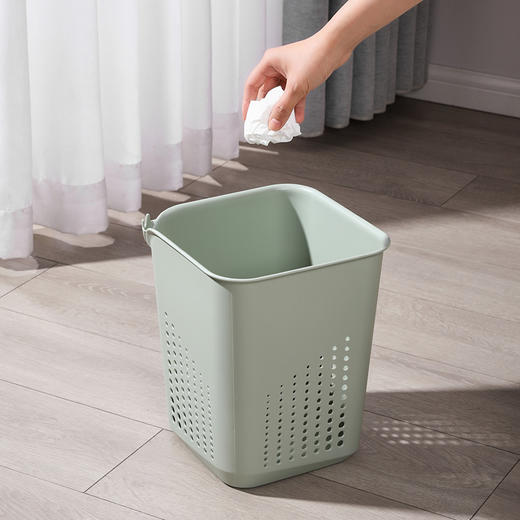 【批发】美丽雅方形垃圾桶纸篓二合一 1个 商品图4