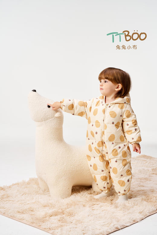 兔兔小布数码印花花版爬服（无耳朵） 商品图1