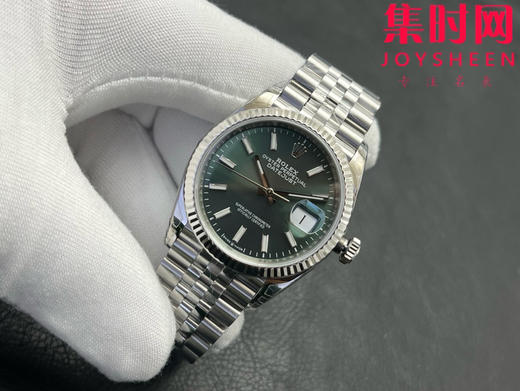 劳力士 VS日志36系列 薄荷绿 男士腕表 3235机 五珠带 表径36mm 小手腕福音 商品图2
