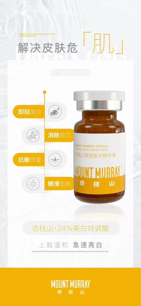 杏枝山24%美白特调酸配送刷酸工具5支/盒  清洁毛孔黑头闭口痘痘