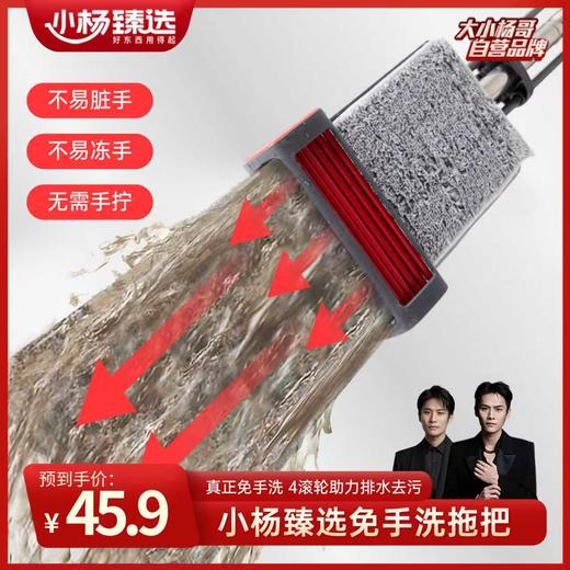 【小杨臻选】免手洗干湿两用平板拖把 商品图0