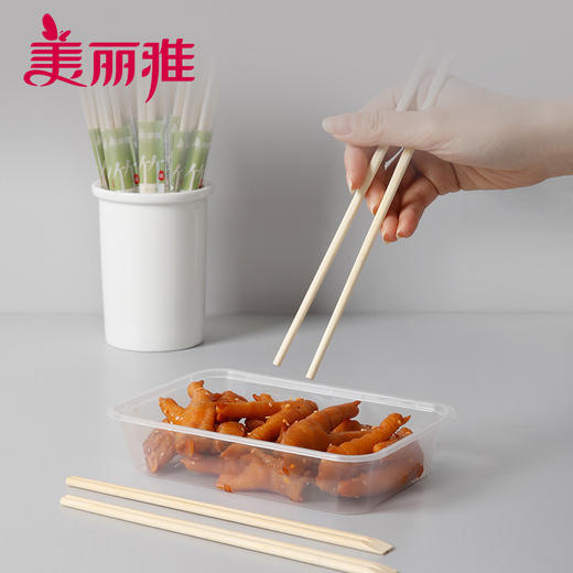 【批发】美丽雅一次性筷子独立装天然竹筷 40双/袋 商品图6
