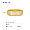 GAONAS  沙漠美学金色时尚设计手镯11485SGO 商品缩略图3