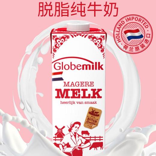 荷兰荷高脱脂纯牛奶1L 商品图0