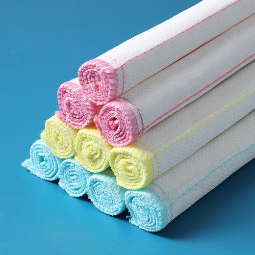 【批发】美丽雅10片装清洁抹布(条纹款) 商品图5