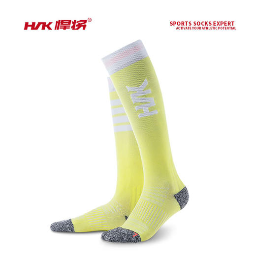 HNK/悍将时尚健身袜长筒袜透气毛巾底户外跑步柔软轻度压力袜 商品图6