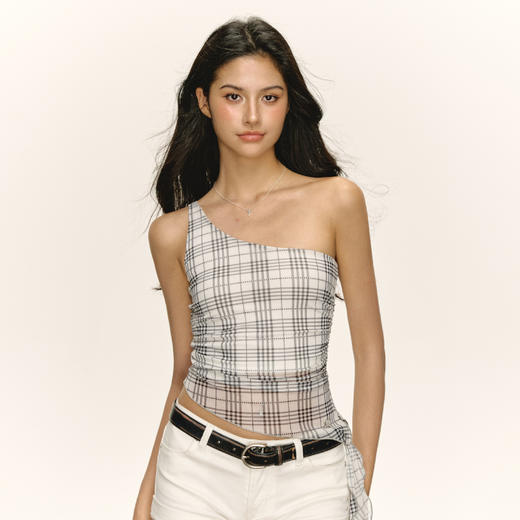 Ariseism 美式复古设计感吊带背心女夏季新款辣妹修身上衣 商品图1