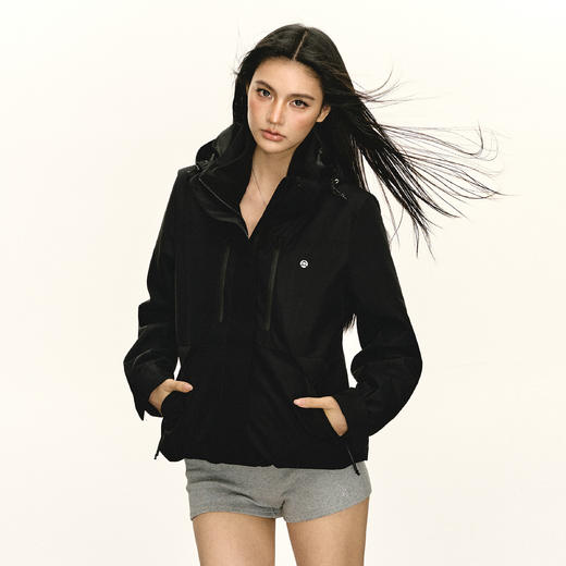 Ariseism  美式复古纯色连帽三防三合一外套女秋冬新款两件套 商品图1