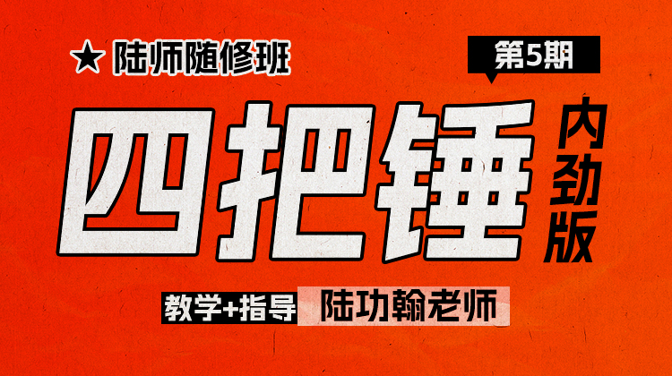 【自学版】陆师5期随修班（四把锤）课程内劲版