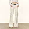 Ariseism 美式复古休闲长裤女秋季新款白色裤子 商品缩略图0