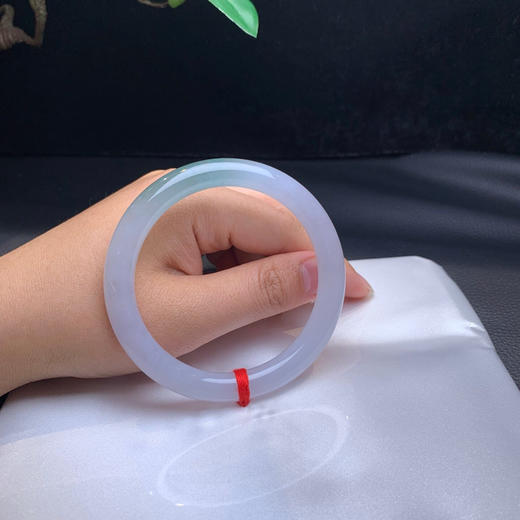 620609，58.6冰飘花细圆条，冰冰的 ，清新干净有特色，一抹带晴底色 商品图5