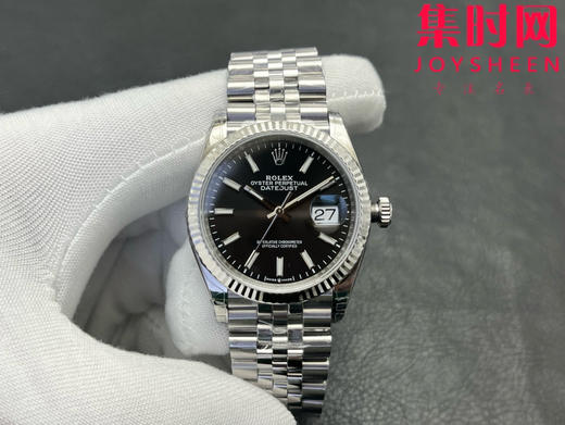 劳力士 VS日志36系列 黑色盘 男士腕表 3235机 五珠带 表径36mm 小手腕福音 商品图1