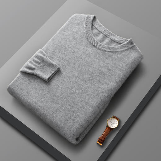 Avann阿曼衣圆领无缝男款羊毛衫ZM069 商品图3