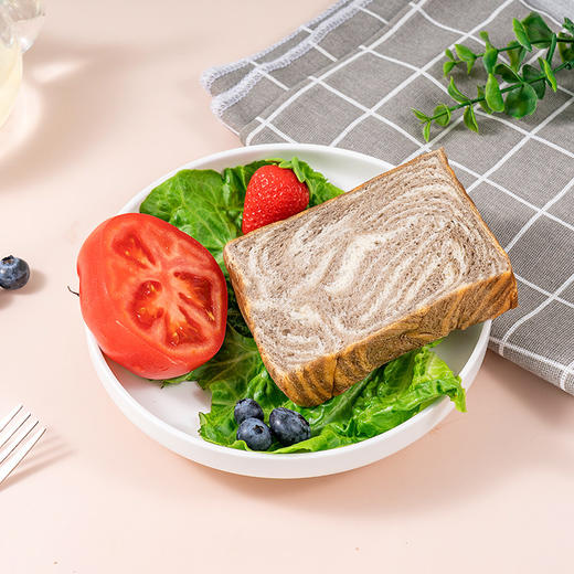 福事多 牛乳可可小厚切吐司500g*2箱 商品图4