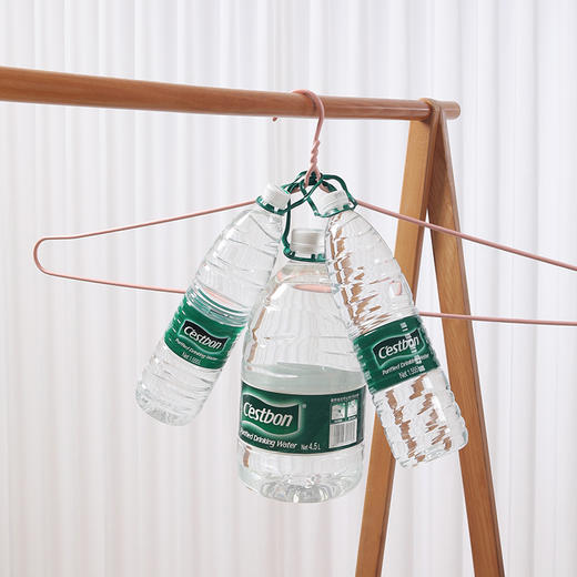 【批发】美丽雅被套衣架加厚实心长86.5m大衣架 2支/扎 商品图5