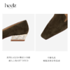 【繁花乐福】heelz设计师鞋履｜H 小方跟羊翻毛皮乐福鞋3.6 公分 商品缩略图4
