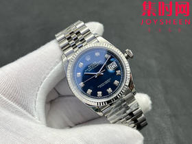 劳力士 VS日志36系列 蓝盘钻面 男士腕表 3235机 五珠带 表径36mm 小手腕福音