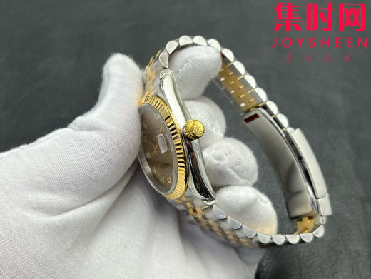 劳力士 VS日志36系列 间金格纹钻面 男士腕表 3235机 五珠带 表径36mm 小手腕福音 商品图5
